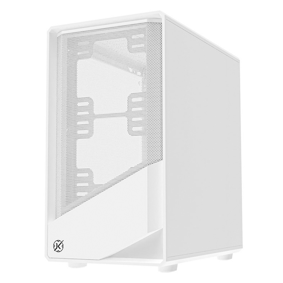 Gabinete Gamer Kalkan Joturn Pro, Mid Tower, Vidro Temperado, M-ATX, Sem Fonte, Sem Fans, Branco, KLK00078