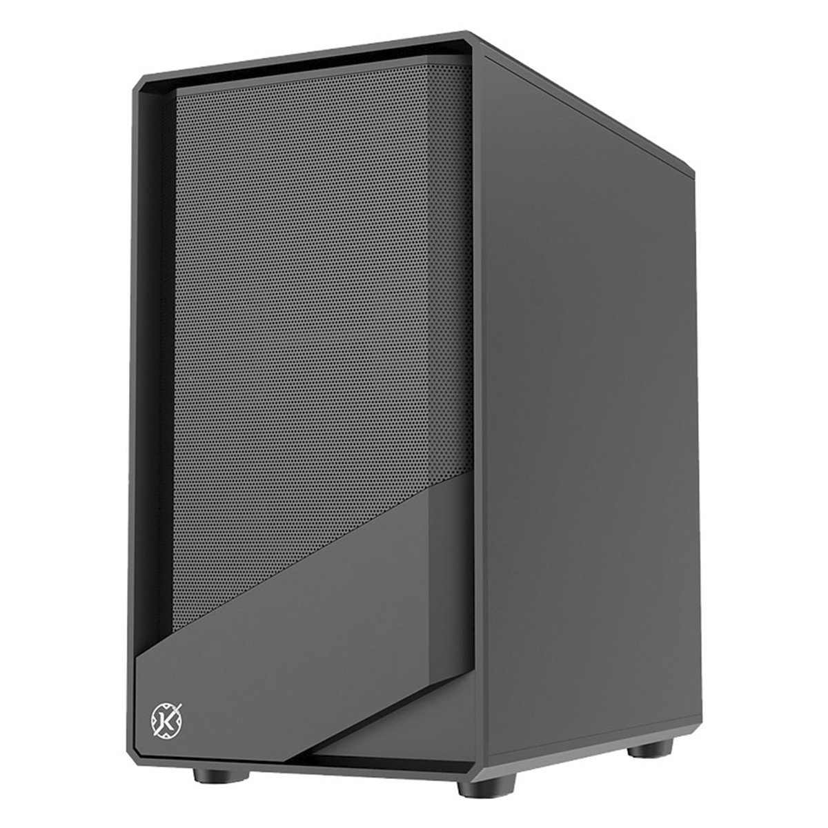 Gabinete Gamer Kalkan Joturn Pro, Mid Tower, Vidro Temperado, M-ATX, Sem Fonte, Sem Fans, Preto, KLK00077