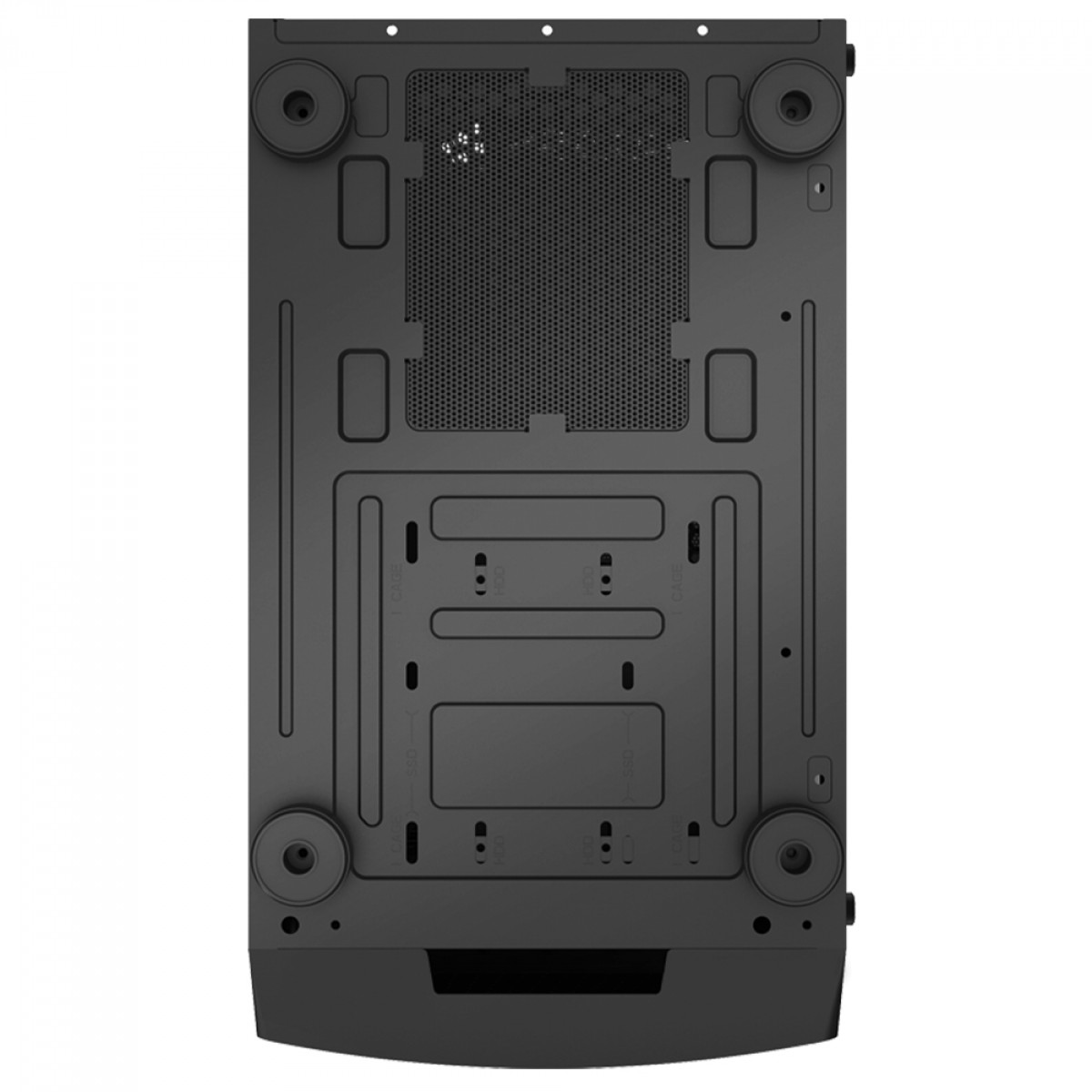 Gabinete Gamer Kalkan Joturn, RGB, Mid Tower, Vidro Temperado, ATX, Sem Fonte, Com 4 Fans, Preto, KLK00038