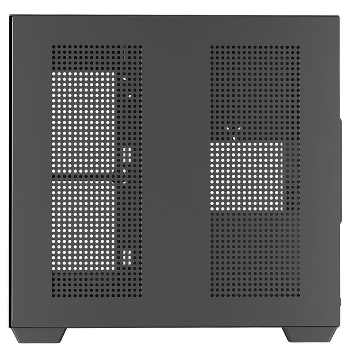 Gabinete Gamer Kalkan Midgard Digital, Mid Tower, Vidro Temperado, Micro ATX, Display LCD, Sem Fonte, Sem Fans, Preto, KLK085