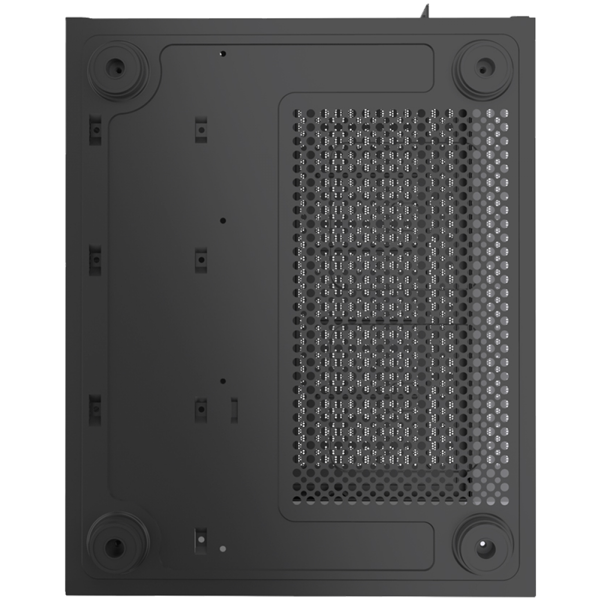 Gabinete Gamer Kalkan Midgard, Mid Tower, Vidro Temperado, mATX, Sem Fonte, Sem Fans, Preto, KLK00039