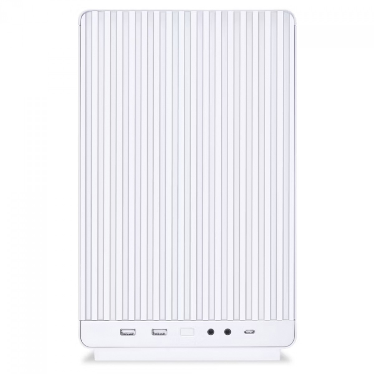 Gabinete Gamer Lian Li 011 A3-mATX White, Mini Tower, Aço, M-ATX, Sem Fonte, Sem Fan, Branco