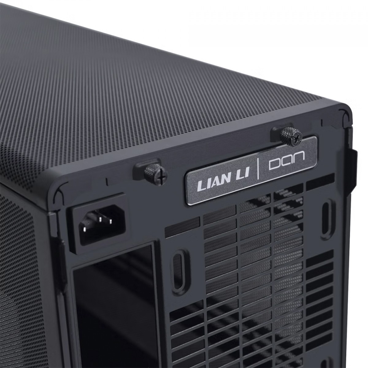 Gabinete Gamer Lian Li 011 A3-mATX Wood Black, Mini Tower, Vidro Temperado, M-ATX, Sem Fonte, Sem Fan, Preto