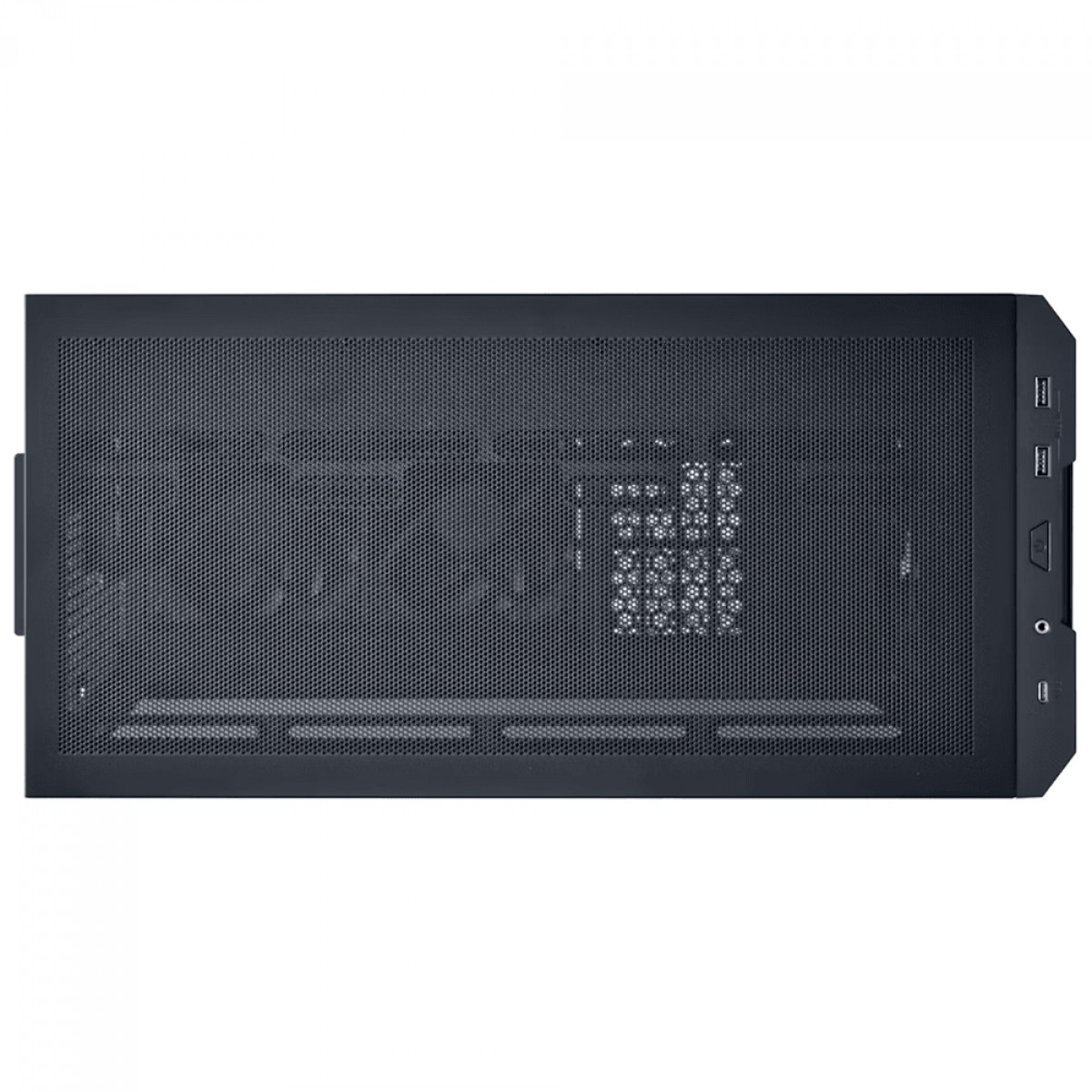 Gabinete Gamer Lian Li Lancool 207 RW, RGB, Mid Tower, Vidro Temperado, ATX, Sem Fonte, Com 2 Fans, Preto, LAN207RX BLACK