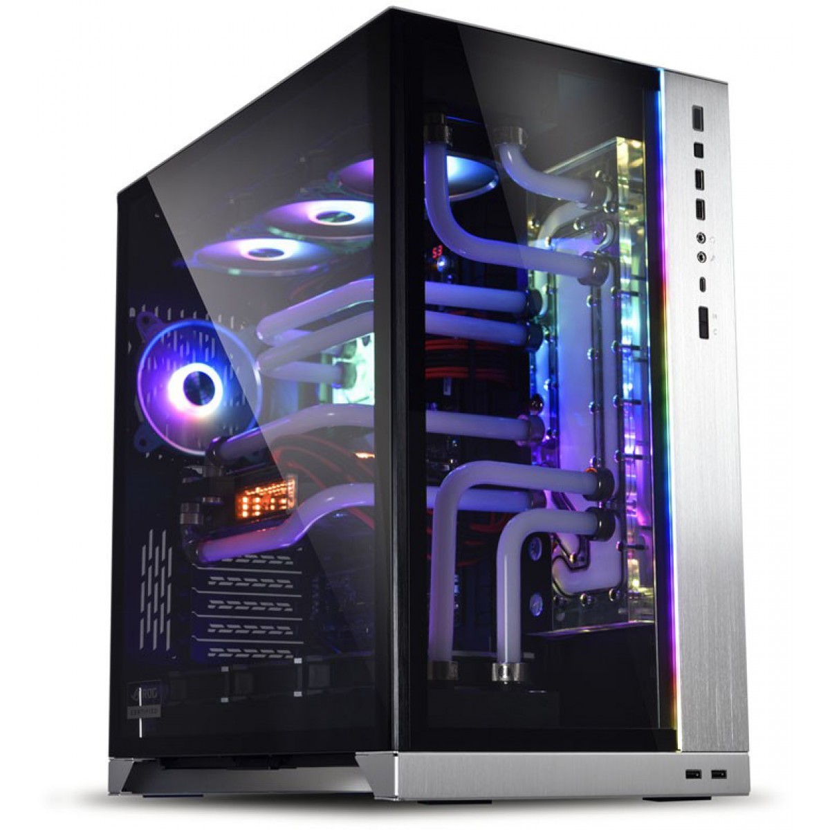 Lian Li O11dxl X O11 Dynamic Xl Rog Certified Black Atx Full Tower Gaming Computer Case Computer Components External Components Swl Nl