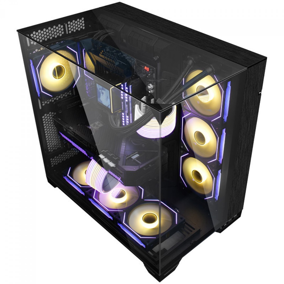 Gabinete Gamer Lian Li O11 Vision, Mid Tower, Vidro Temperado, E-ATX ...