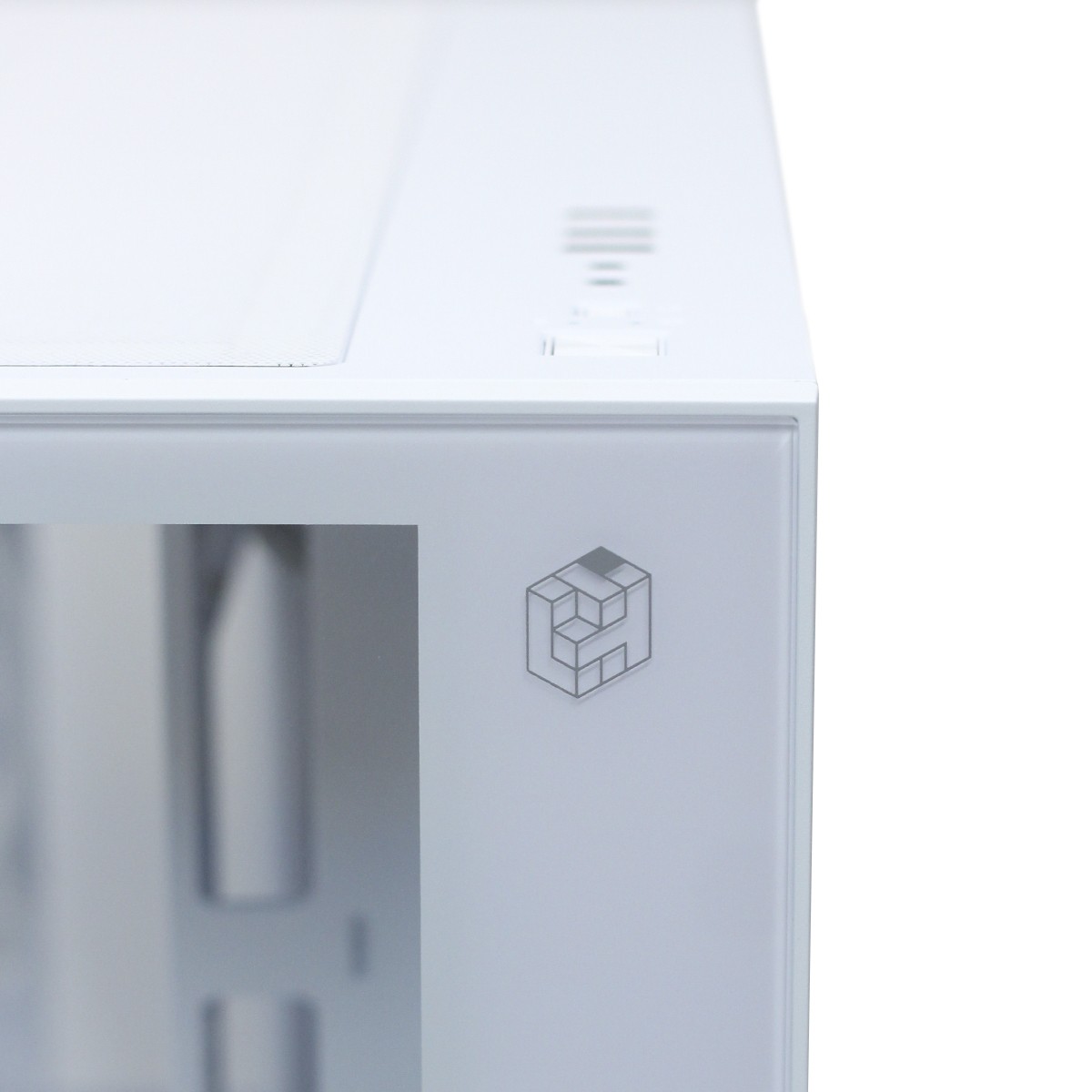 Gabinete Gamer Liketec Cube Kirra Snow, RGB, Mid Tower, Vidro Temperado, White, Sem Fonte, Com 4 Fans