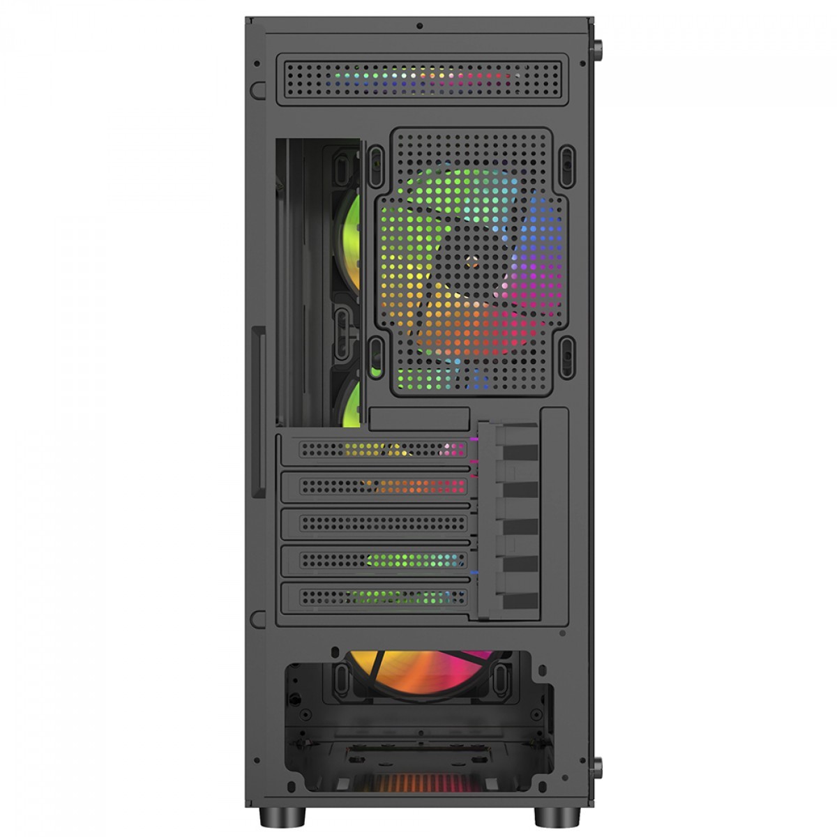 Gabinete Gamer Liketec Sigma, Mid Tower, Vidro Temperado, ATX, Sem Fonte, Com 3 Fans