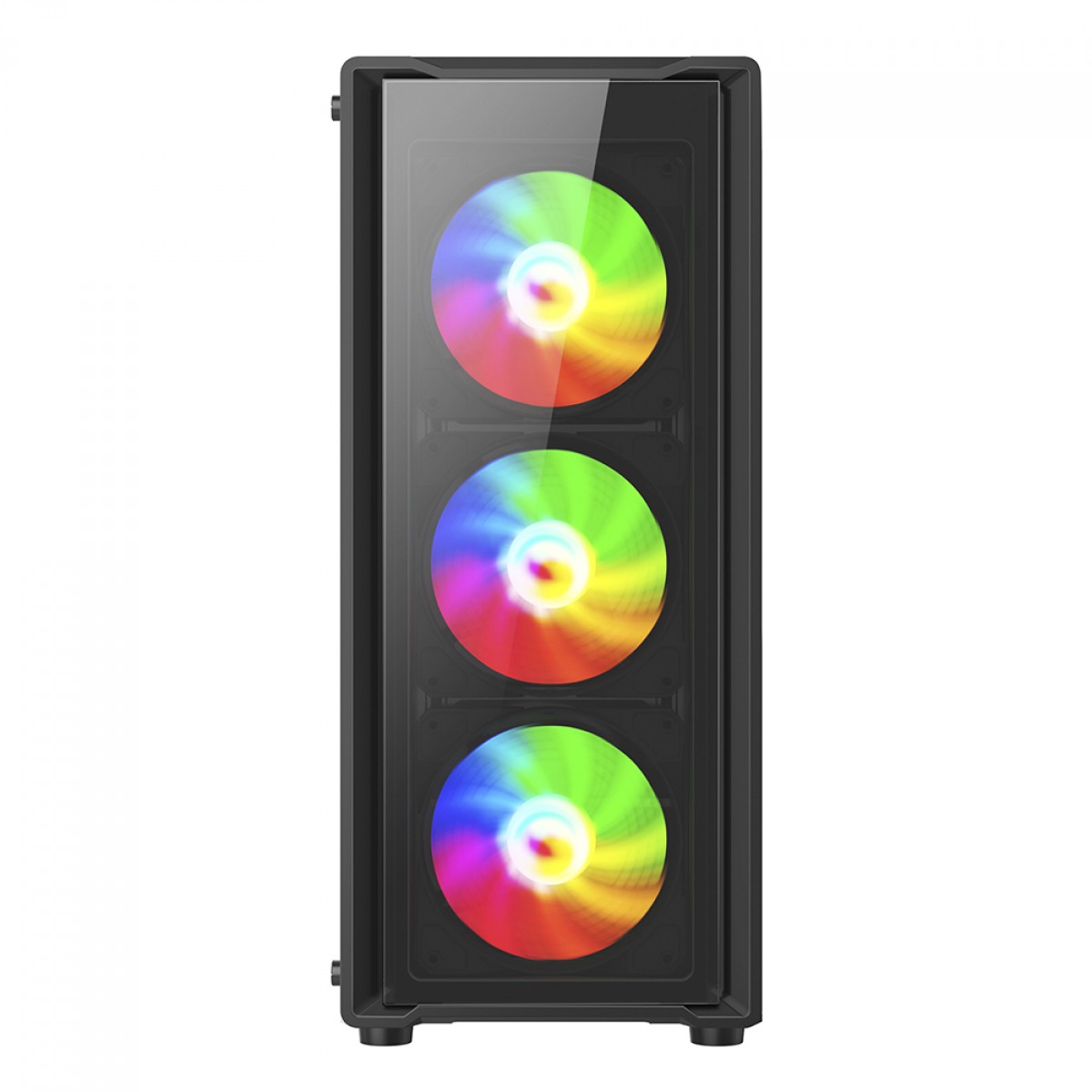 Gabinete Gamer Liketec Sigma, RGB, Mid Tower, Vidro Temperado, ATX, Sem Fonte, Com 4 Fans, LC-MT-SIGMA-2023