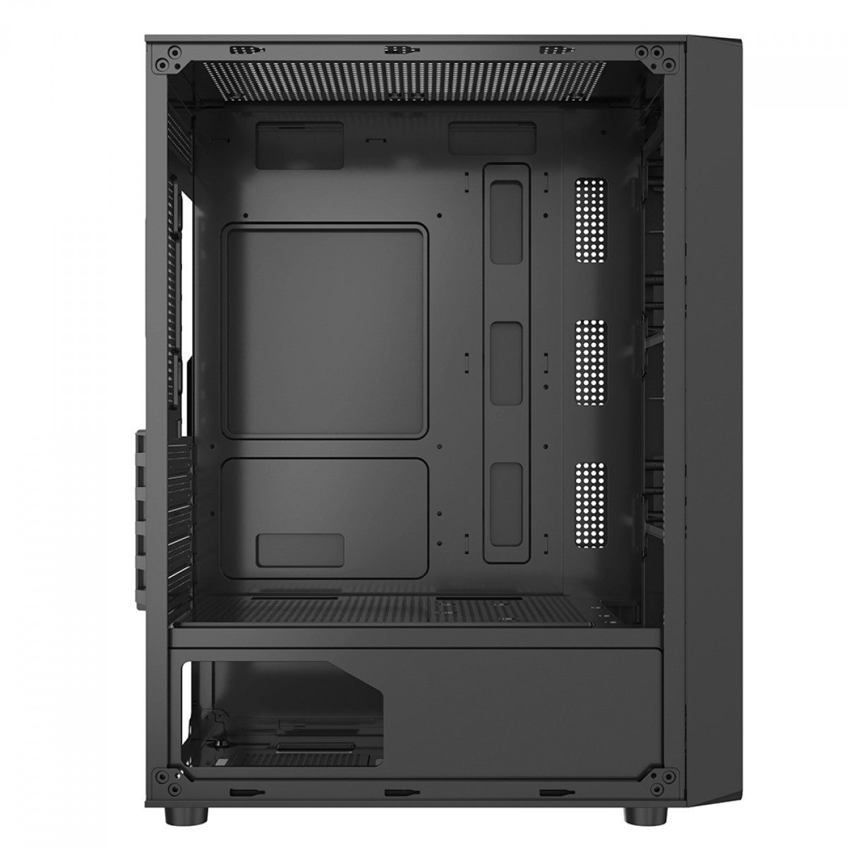 Gabinete Gamer Liketec Sigma, RGB, Mid Tower, Vidro Temperado, ATX, Sem Fonte, Com 4 Fans, LC-MT-SIGMA-2023