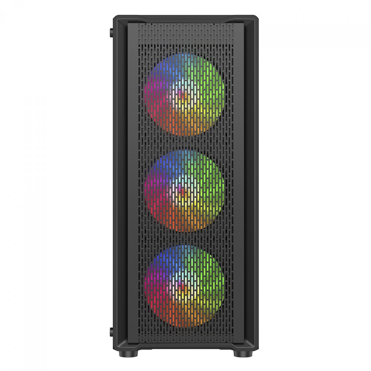 Gabinete Gamer Liketec Storm, RGB, Mid Tower, Vidro Temperado, ATX, Sem Fonte, Com 4 Fans, LC-MT-STORM-V1