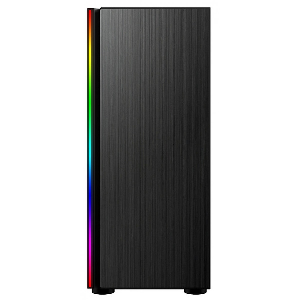 Gabinete Gamer Liketec Titan V2, Mid Tower, RGB, Vidro Temperado, Black, ATX, Sem Fonte, Com 1 Fan