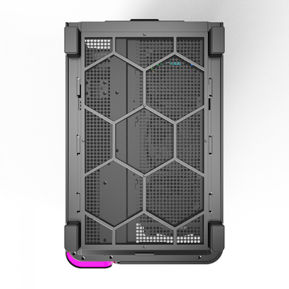 Gabinete Gamer Montech King 95 Pro, ARGB, Mid Tower, Vidro Temperado, ATX, Black, Sem Fonte, Com 6 Fans