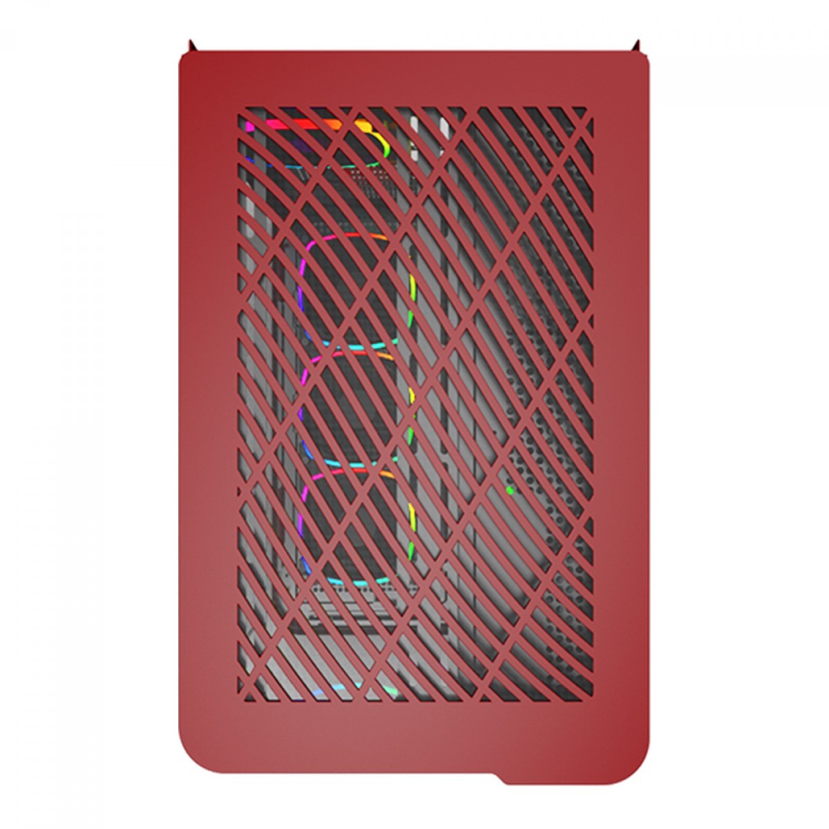 Gabinete Gamer Montech King 95 Pro, ARGB, Mid Tower, Vidro Temperado, ATX, Red, Sem Fonte, Com 6 Fans + Suporte Montech VH2