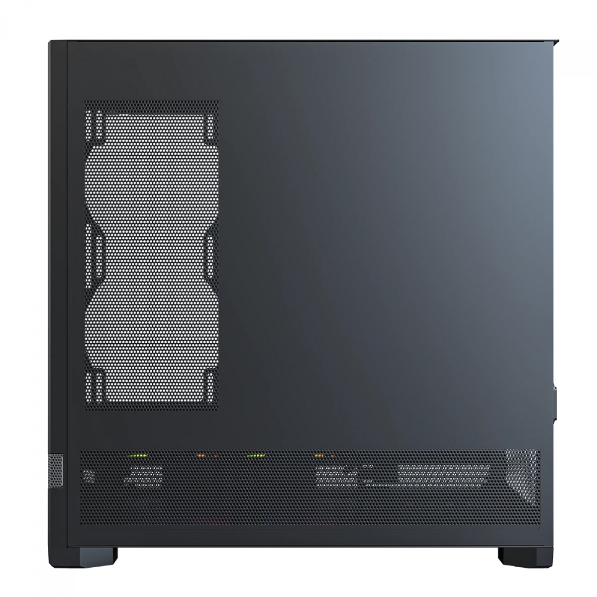 Gabinete Gamer Montech Sky Three, ARGB, Mid Tower, Vidro Temperado, ATX, Com 3 Fans, Preto