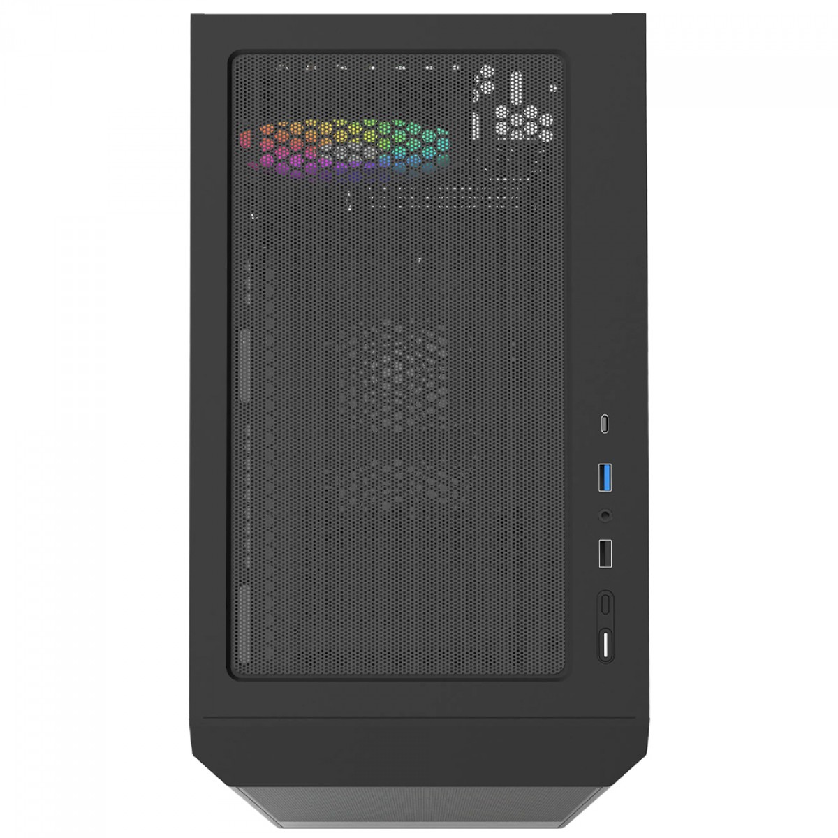 Gabinete Gamer Montech X2 Plus, Vidro Temperado, Mid Tower, ATX, Com 3 Fans ARGB, Preto