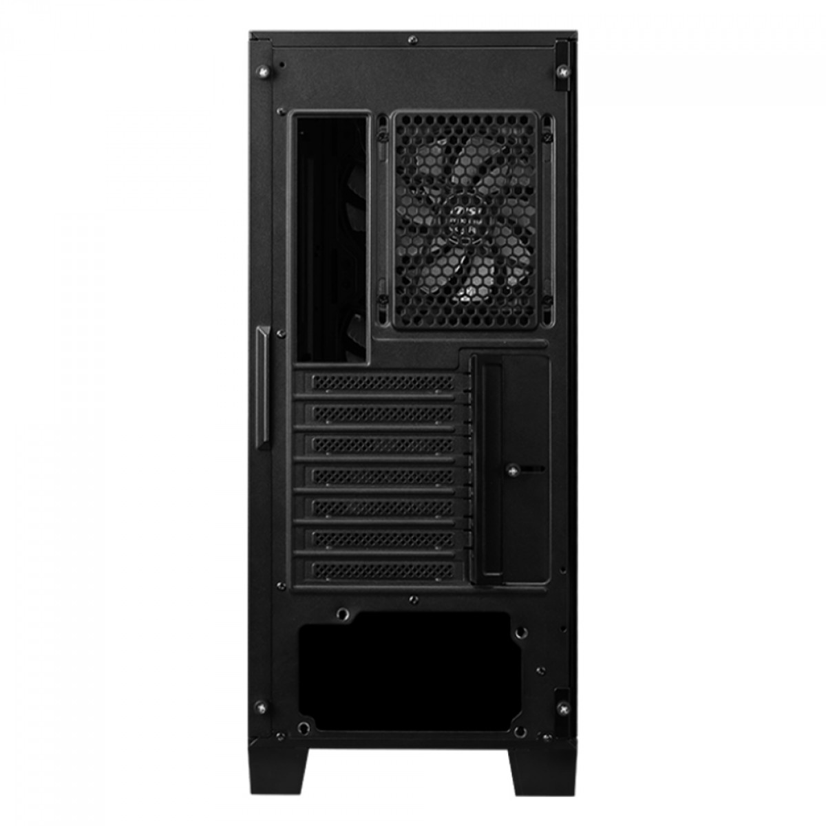Gabinete Gamer MSI MAG Forge 321R AirFlow, Mid Tower, Vidro Temperado, ATX, ARGB, Com 4 Fans, Preto