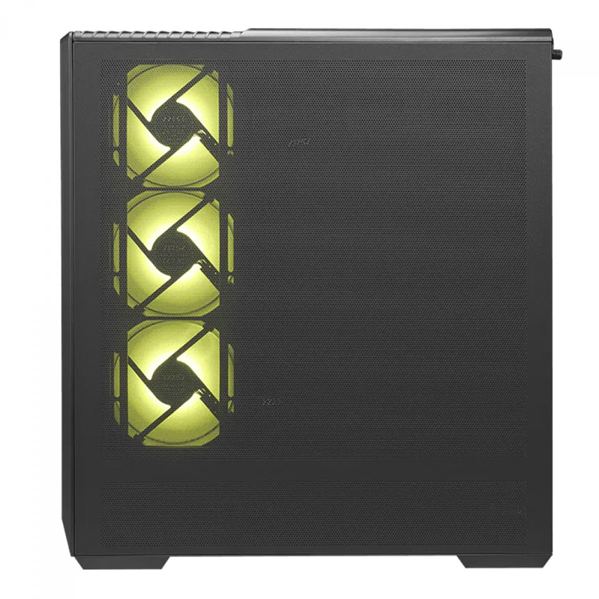 Gabinete Gamer MSI MAG Pano 130R PZ, Mid Tower, Vidro Temperado, ATX, Com 4 Fans ARGB, Preto