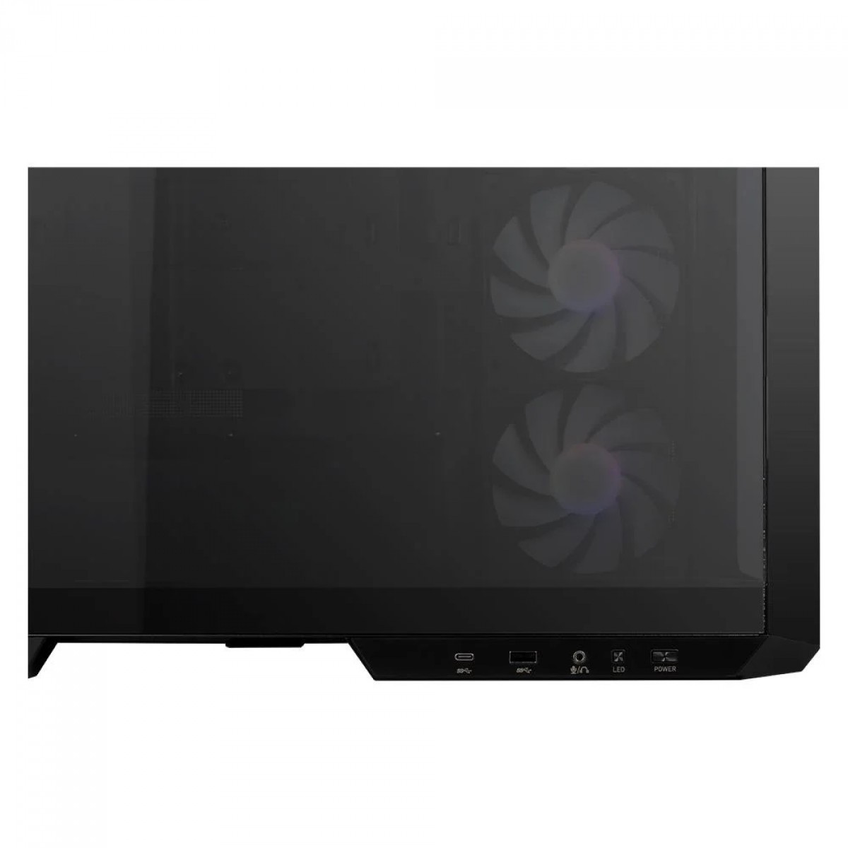 Gabinete Gamer MSI MAG Pano M100R PZ, Mid Tower, Vidro Temperado, M-ATX, Sem Fonte, Com 4 Fans ARGB, Preto, 306-7G24R21-809