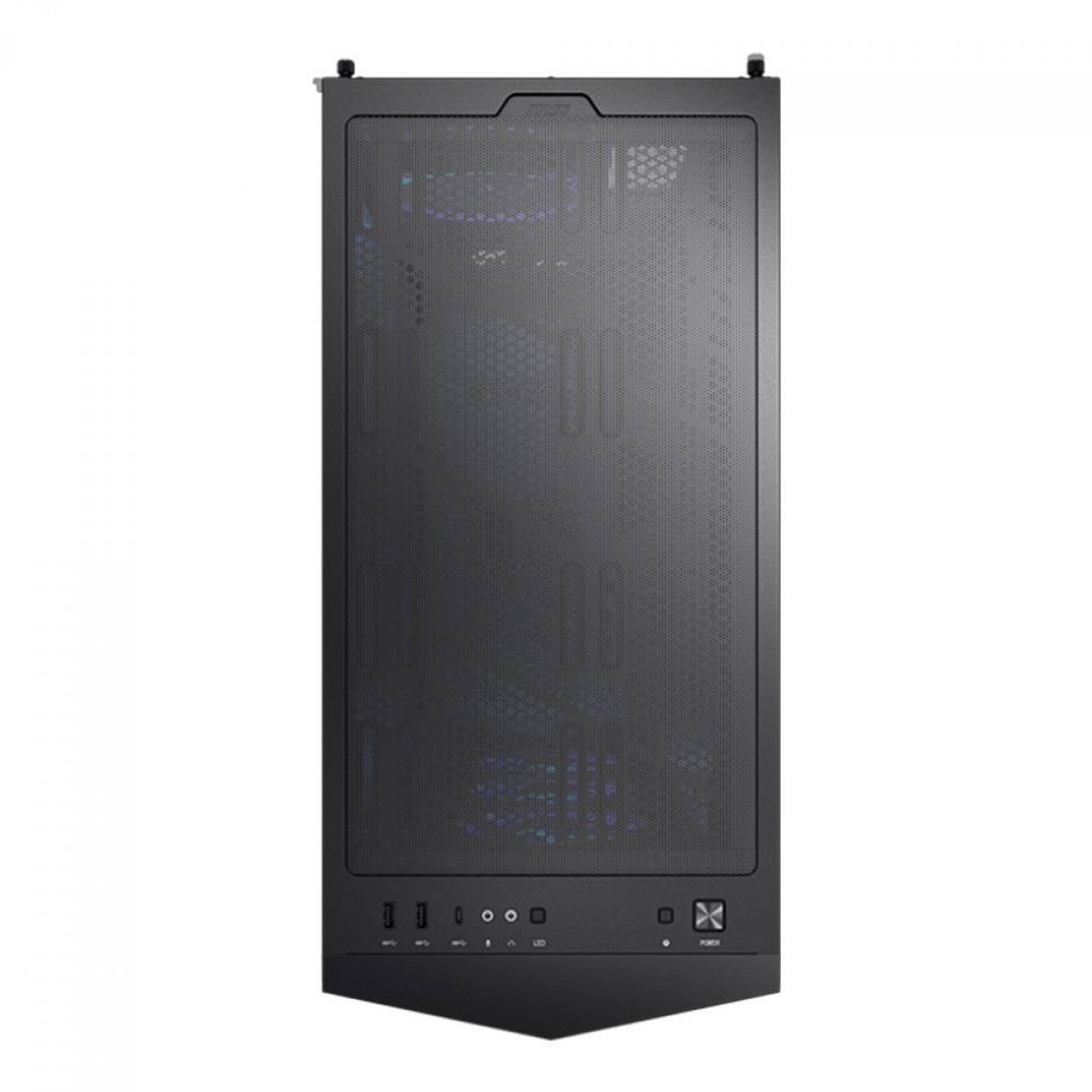 Gabinete Gamer MSI MPG Gungnir 300R AirFlow, Mid Tower, Vidro Temperado, E-ATX, Sem Fonte, Com 4 Fans ARGB, Preto, 306-7G21R21-W57