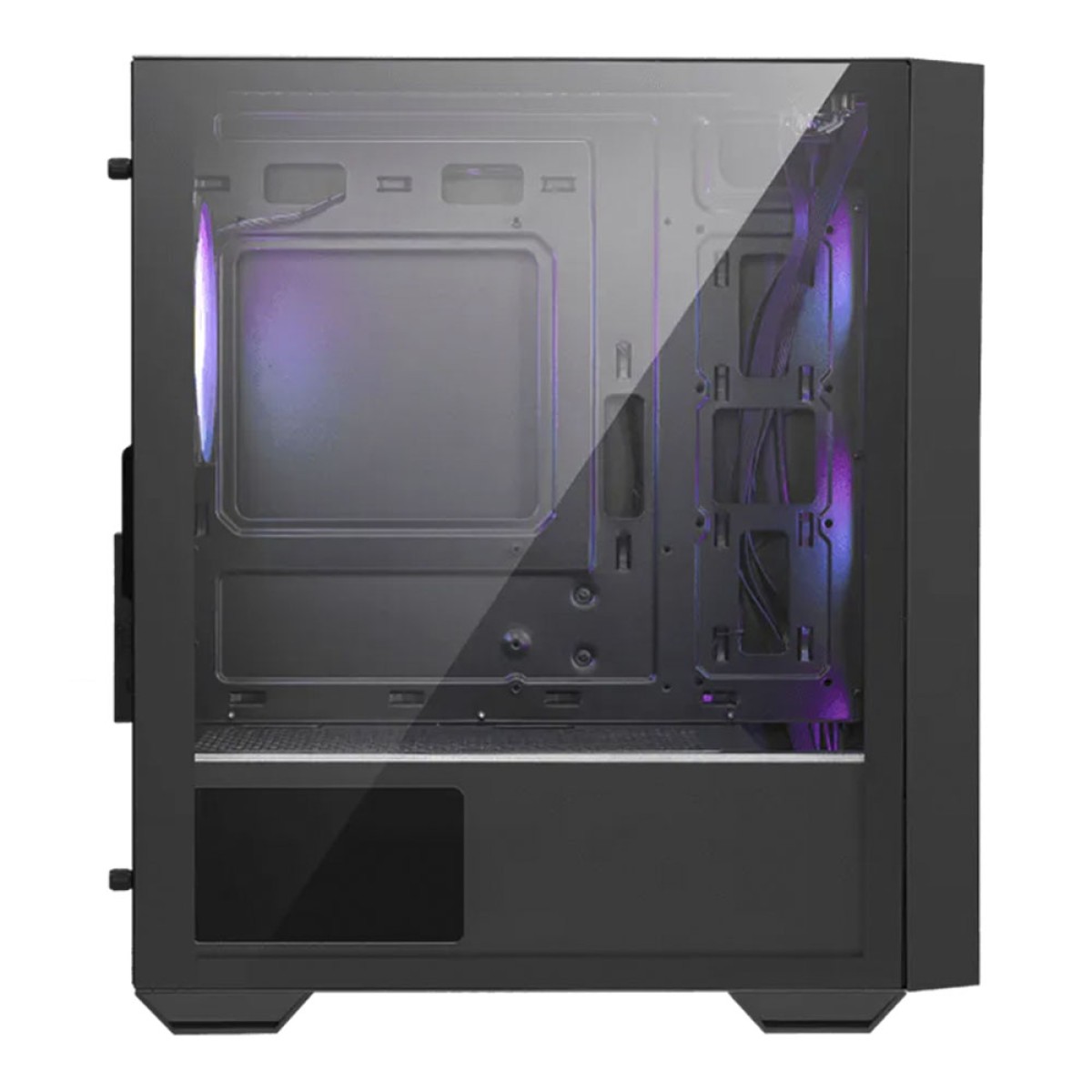 Gabinete Gamer MSI PRO FORCE M051A, Mini Tower, Vidro Temperado, M-ATX, Com 4 Fans RGB, Preto, 306-7G12N03-HH9