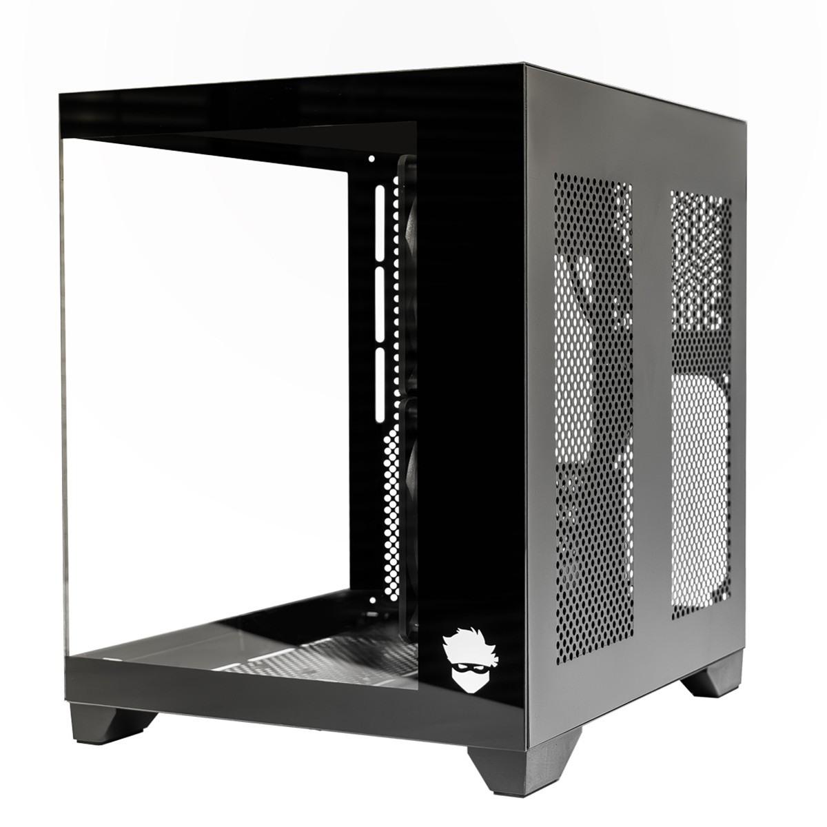 Gabinete Gamer Ninja Akyra X2, Mid Tower, Vidro Temperado, M-ATX, Com 2 Fans, Sem Fonte, Preto, GN-CS-MAB2FAKYRA