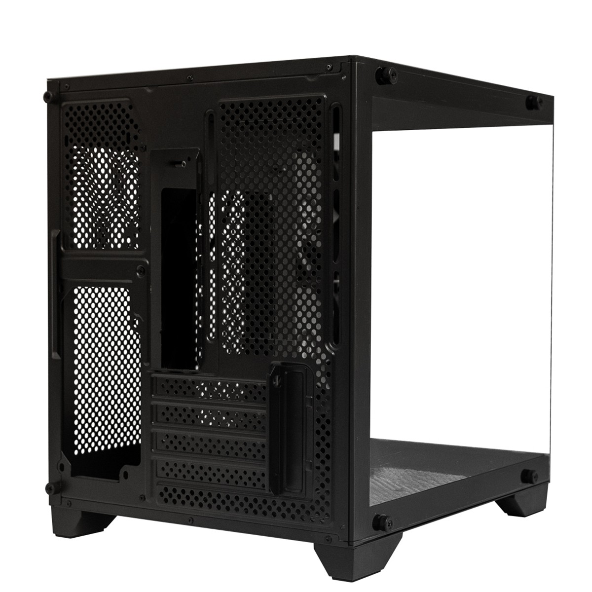 Gabinete Gamer Ninja Akyra X2, Mid Tower, Vidro Temperado, M-ATX, Com 2 Fans, Sem Fonte, Preto, GN-CS-MAB2FAKYRA