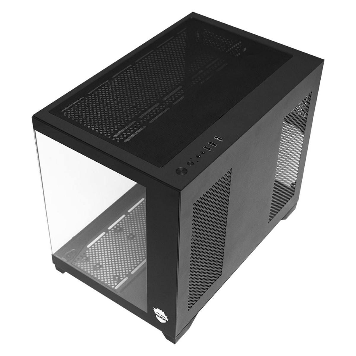 Gabinete Gamer Ninja Akyra X3, Mid Tower, Vidro Temperado, M-ATX, Com 3 Fans, Sem Fonte, Preto, GN-CS-MAB3FAKYRA