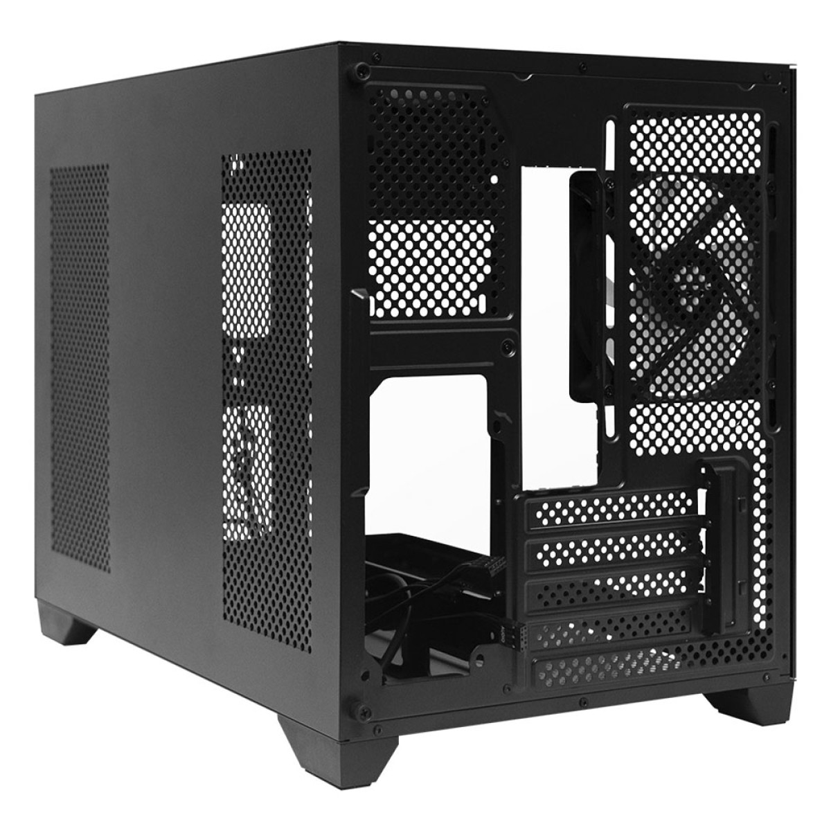 Gabinete Gamer Ninja Akyra X3, Mid Tower, Vidro Temperado, M-ATX, Com 3 Fans, Sem Fonte, Preto, GN-CS-MAB3FAKYRA
