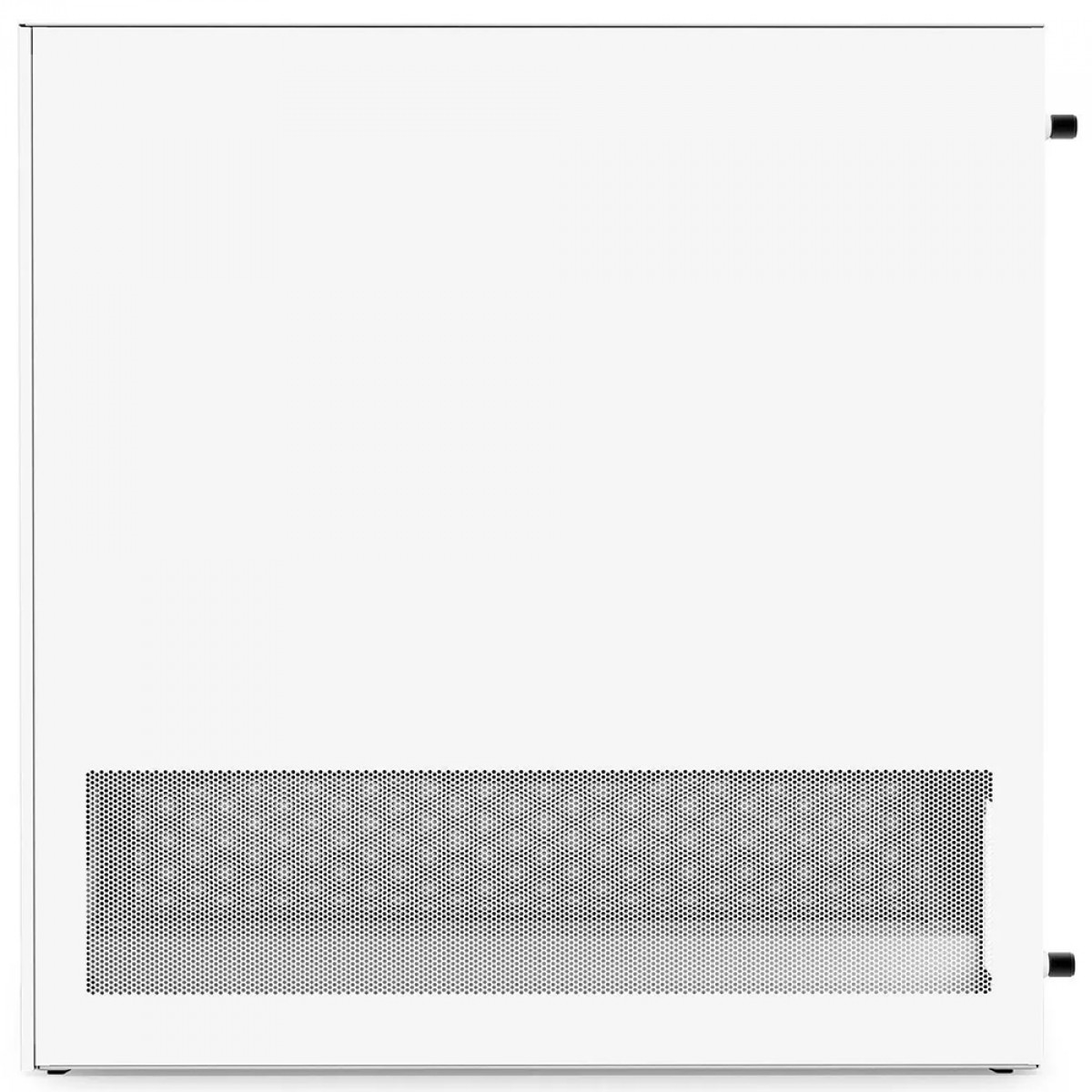 Gabinete Gamer NZXT H3 Flow, Mini Tower, Vidro Temperado, mATX, Sem Fonte, Com 1 Fan, Branco, CC-H31FW-01