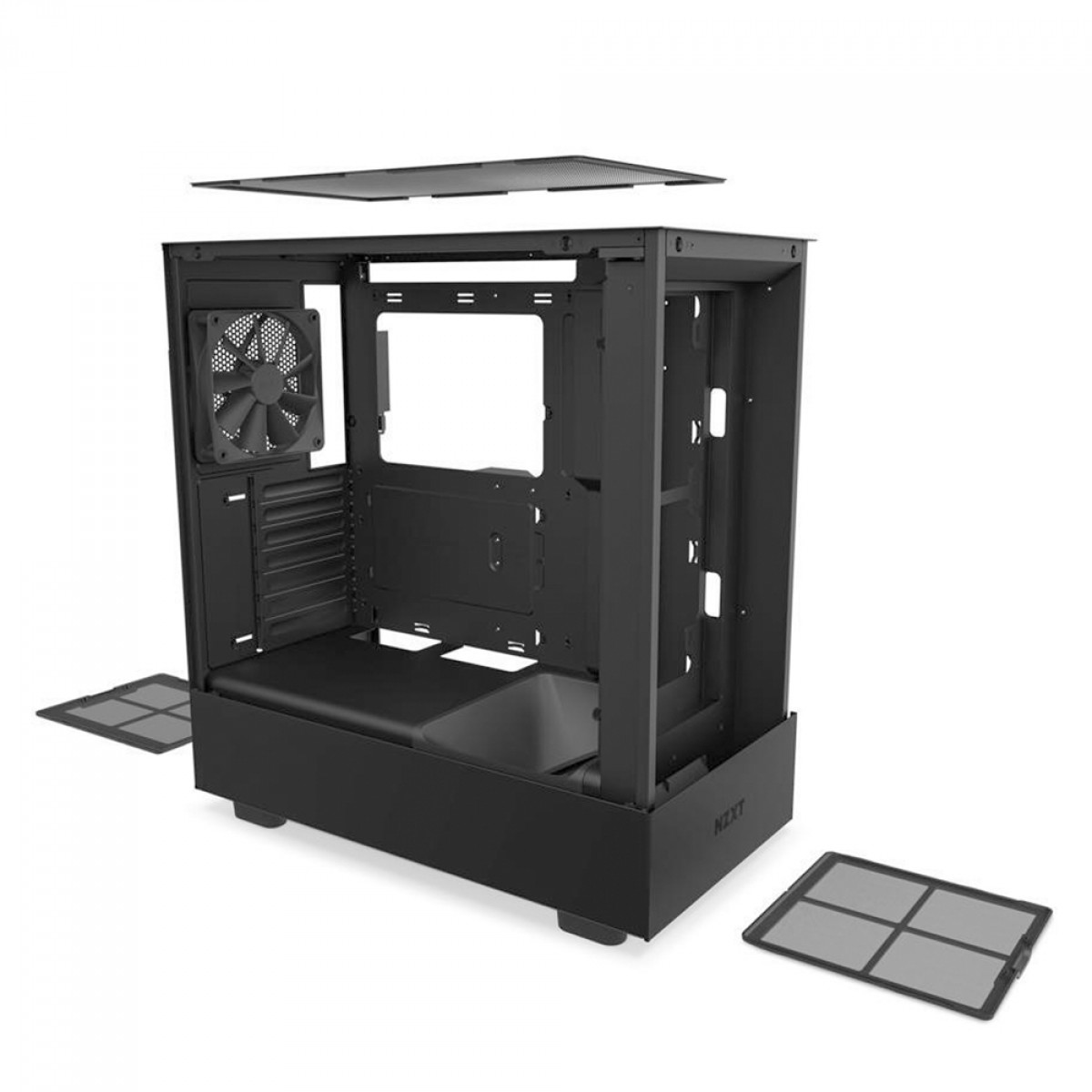 Gabinete Gamer Nzxt H Flow Mid Tower Vidro Temperado Atx Black