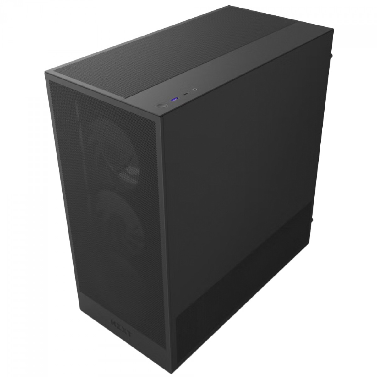 Gabinete Gamer NZXT H5 Flow RGB, Mid Tower, Vidro Temperado, EATX, Sem Fonte, Com 4 Fans, Preto, CC-H52FB-R1
