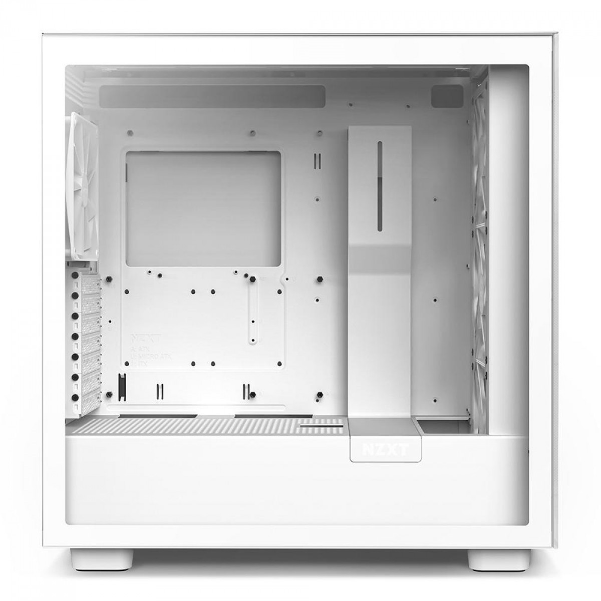 Gabinete Gamer NZXT H7 Elite Mid Tower, Vidro Temperado, White, ATX, Sem Fonte, 4 Fans, CM-H71EW-02