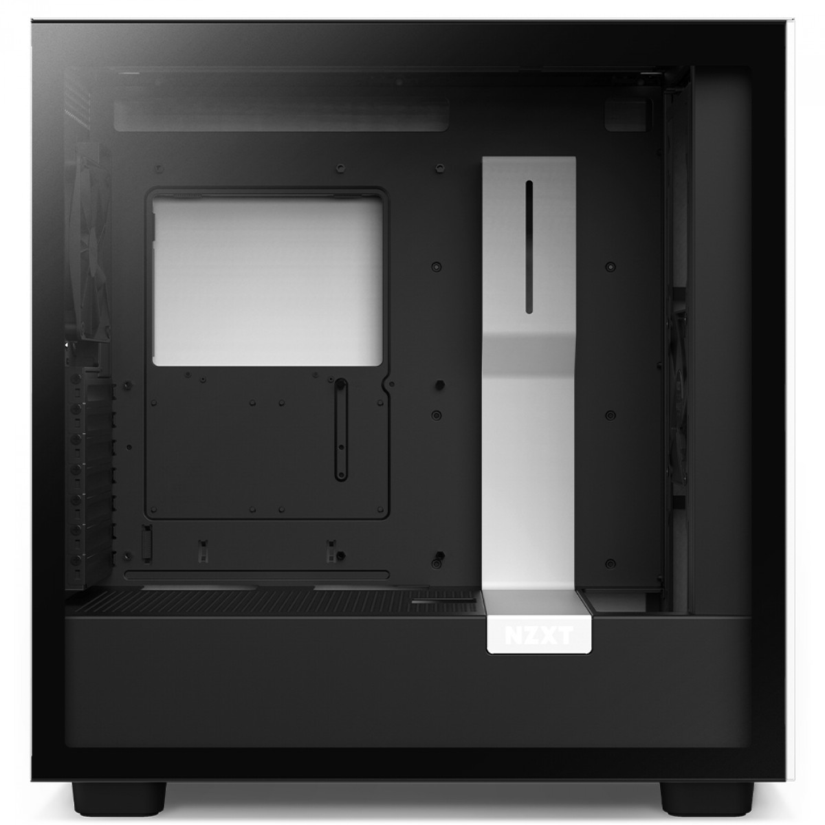 Gabinete Gamer NZXT H7 Flow Mid Tower, Vidro Temperado, White/Black, ATX, Sem Fonte, 2 Fans, CM-H71FG-01