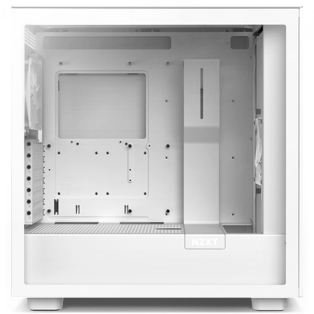 Gabinete Gamer NZXT H7 Mid Tower, Vidro Temperado, White, ATX, Sem Fonte, 2 Fans, CM-H71BW-01