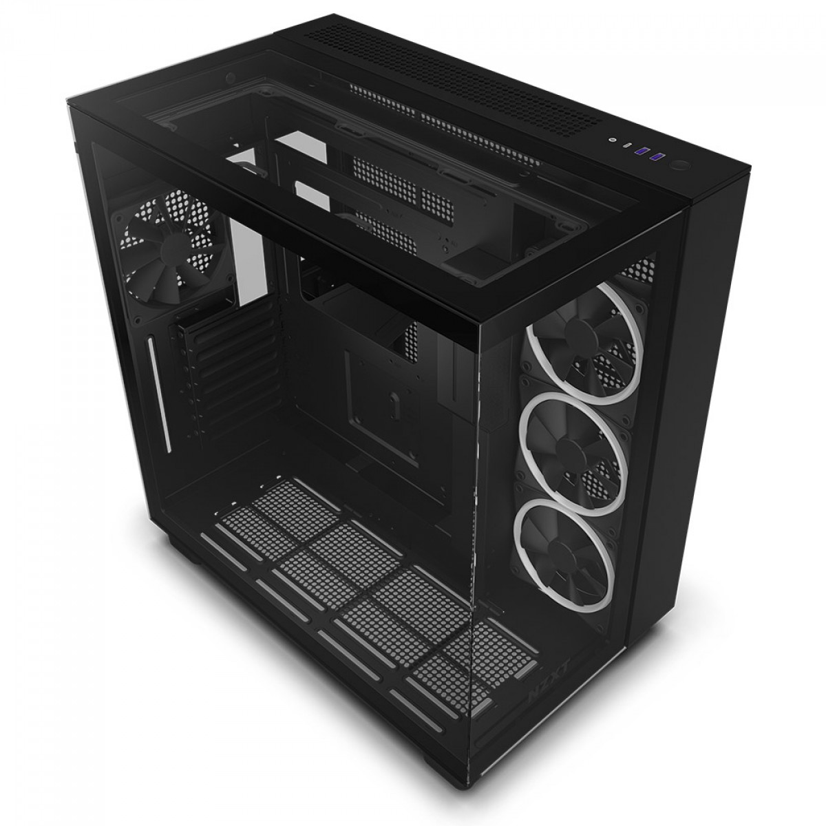 Gabinete Gamer NZXT H9 Elite, Mid Tower, Vidro Temperado, White