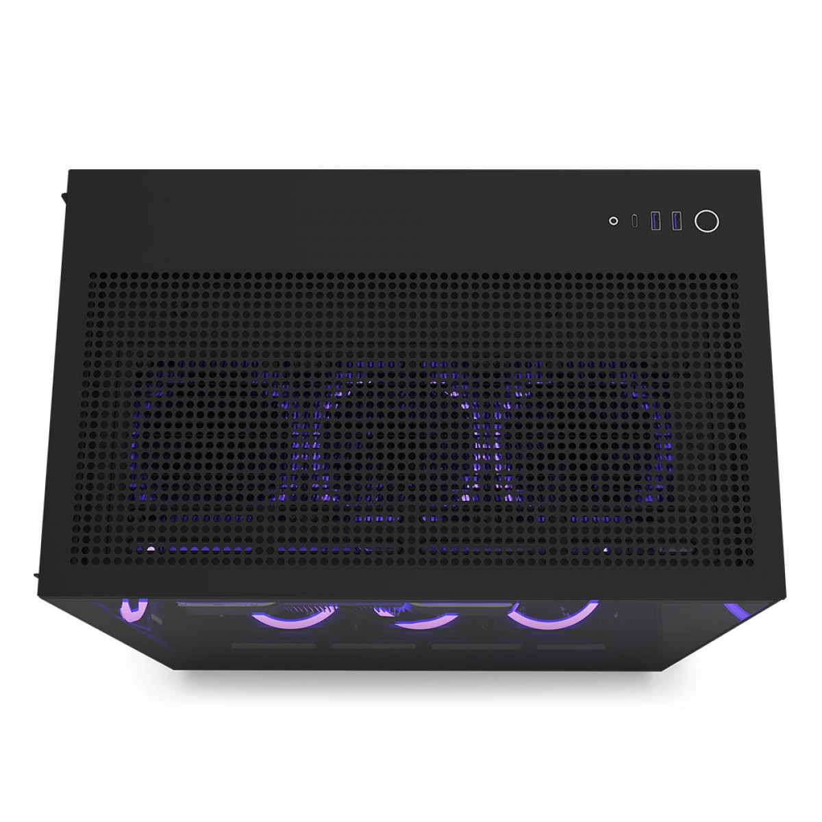 Gabinete Gamer NZXT H9 Flow, Mid Tower, Vidro Temperado, Black, ATX, Sem Fonte, Com 4 Fans, CM-H91FB-01