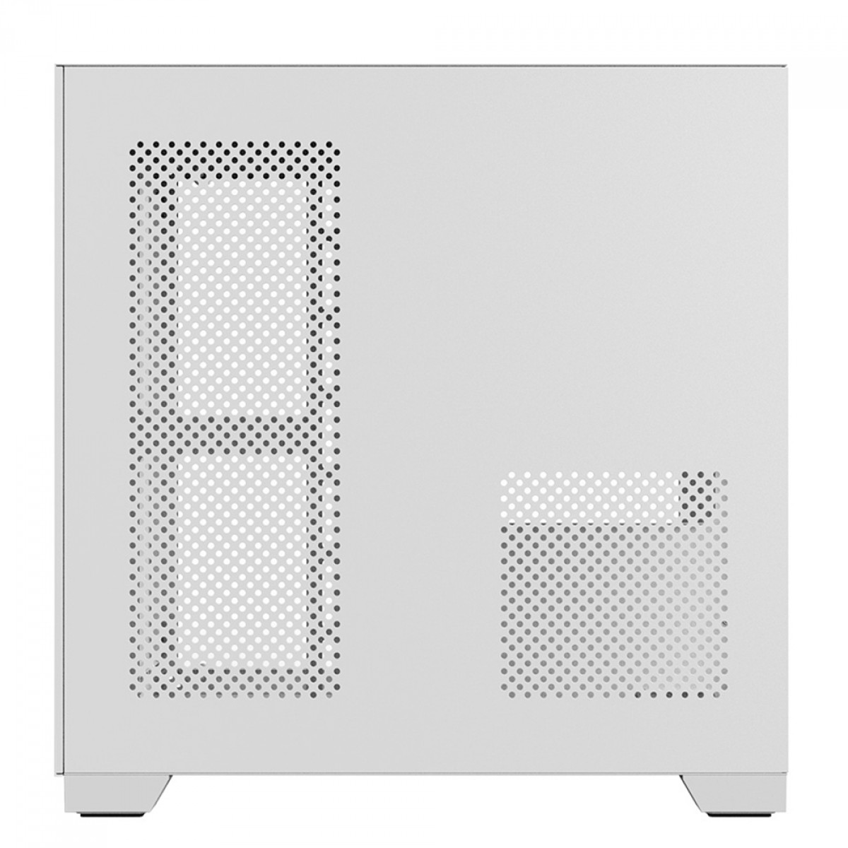 Gabinete Gamer PCYES Forcefield White Ghost, Mid Tower, Vidro Temperado, MATX, Branco, Sem Fan, GFFWGP