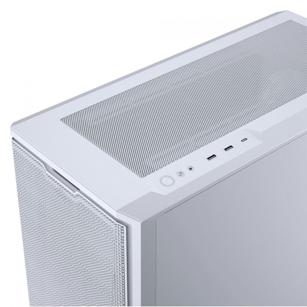 Gabinete Gamer Phanteks Eclipse G400A Matte White, Mid Tower, Vidro Temperado, EATX, Com 4 Fans D-RGB, Branco, PH-EC400GA_DMW01