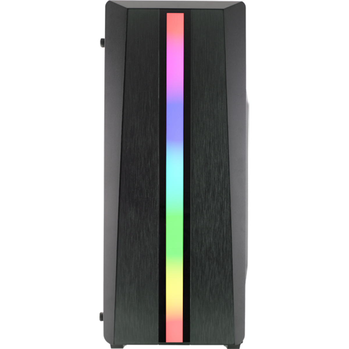 Gabinete Gamer Riotoro, Mid Tower, Vidro Temperado, Black, Sem Fonte, Com 1 Fan, CR-100TG RGB