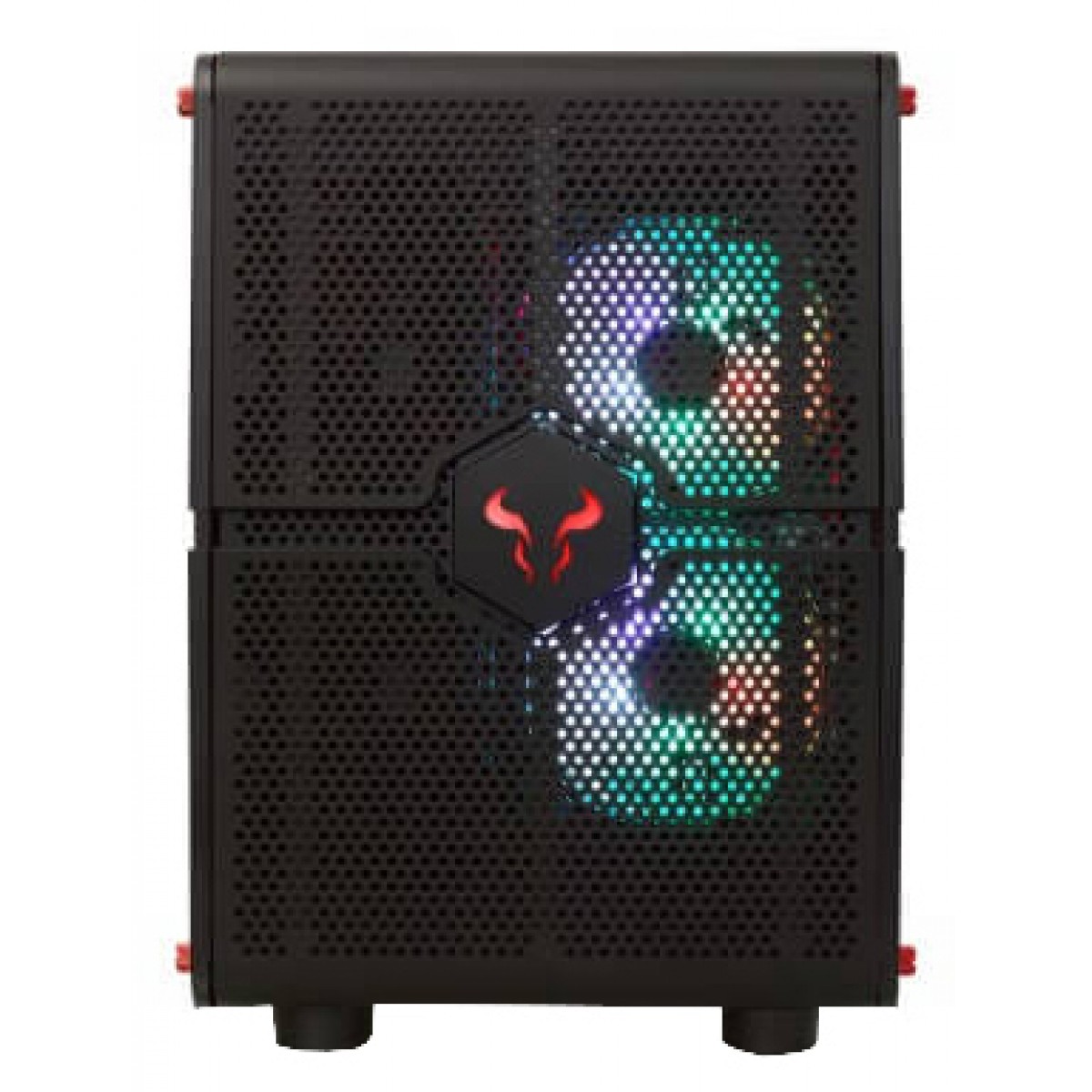Gabinete Gamer Riotoro Morpheus, Mini/Mid Tower, Black, GPX100, Sem Fonte, Com 3 Fans
