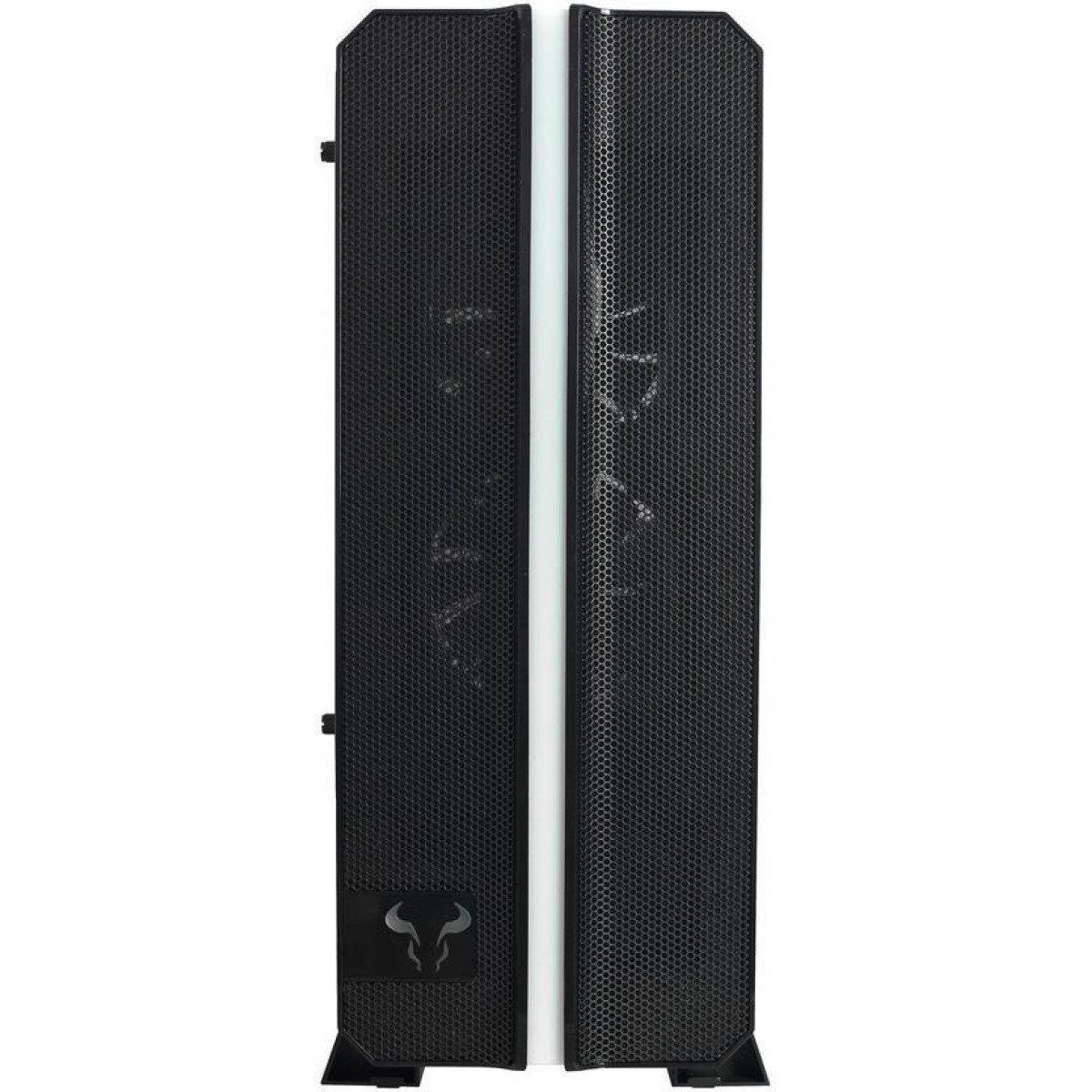 Gabinete Gamer Riotoro, Prism RGB, Full Tower, Black, Lateral em Acrílico, Sem Fonte, Com 3 Fans