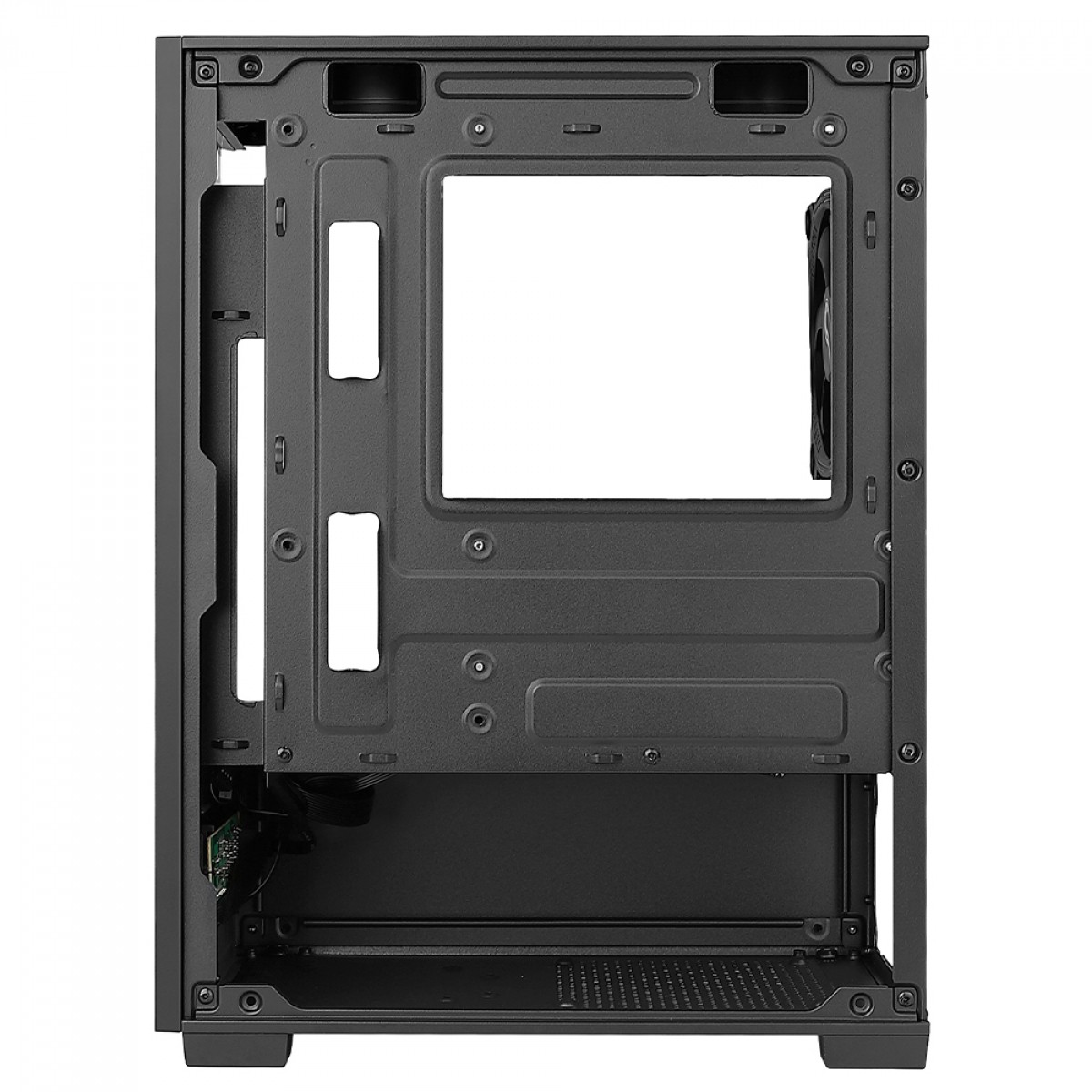 Gabinete Gamer Rise Mode Prisma Glass 01, Mid Tower, Vidro Temperado, mATX, Sem Fonte, Sem Fan, Preto, RM-CA-PRS-01-FB