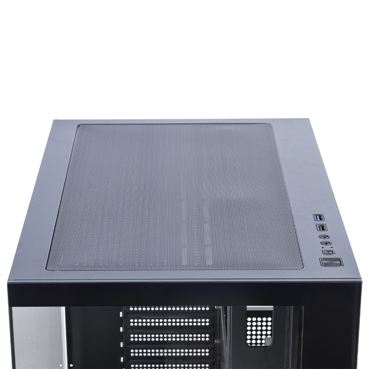 Gabinete Gamer Round5 Blast Black, Aquário, Mini Tower, Lateral de Vidro, mATX, Sem Fans, Preto, R5-BLAST-B-2187