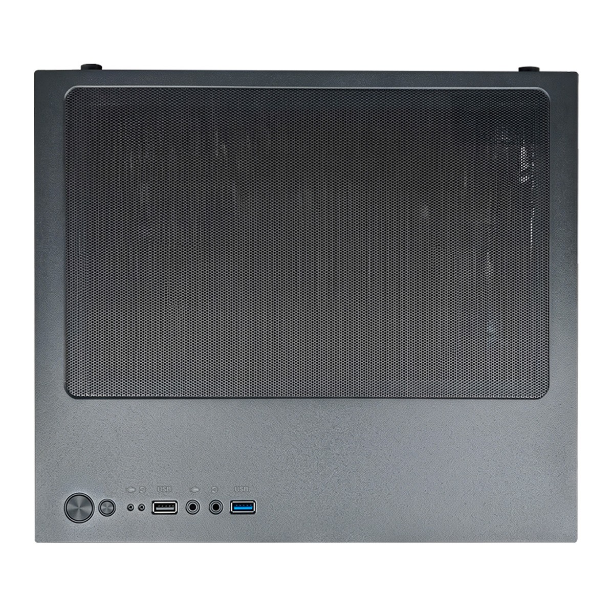 Gabinete Gamer Round5 Stinger Black, Aquário, Mini Tower, Vidro Temperado, mATX, Com 3 Fans, Preto, R5-STINGER-W-2302