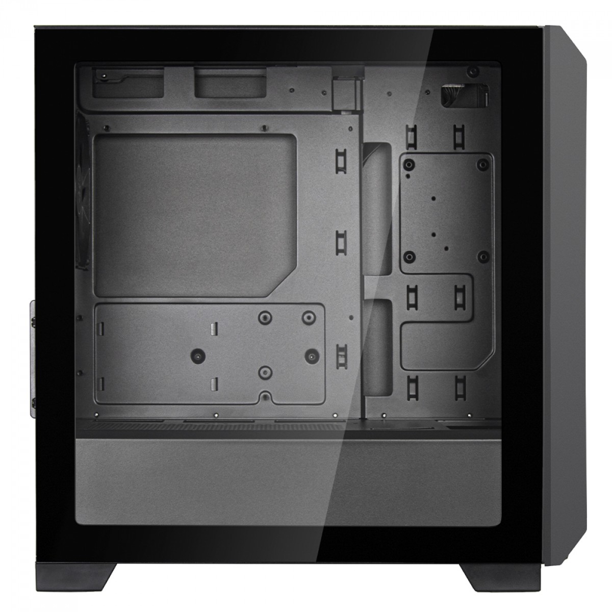 Gabinete Gamer Silverstone Fara 312X, Mid Tower, Vidro Temperado, M-ATX, Com 3 Fans ARGB, Preto, SST-FA312X-BG - Open Box