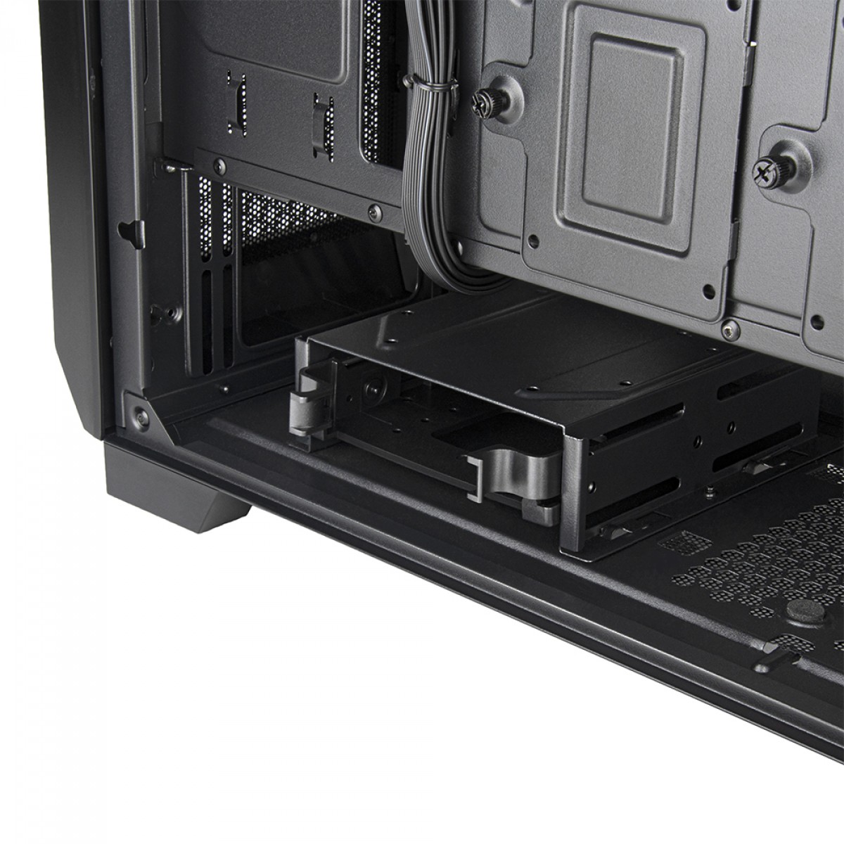 Gabinete Gamer Silverstone Fara 312X, Mid Tower, Vidro Temperado, M-ATX, Com 3 Fans ARGB, Preto, SST-FA312X-BG - Open Box