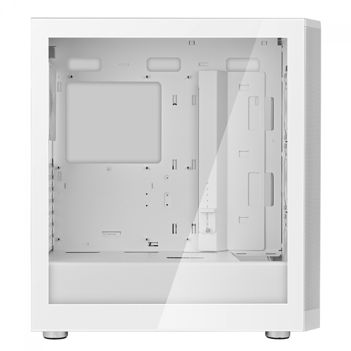 Gabinete Gamer SilverStone Fara 514X, ARGB, Mid Tower, Vidro Temperado, ATX, Com 4 Fans, Branco, SST-FA514X-WG
