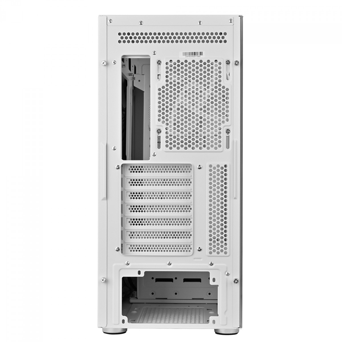 Gabinete Gamer SilverStone Fara 514X, ARGB, Mid Tower, Vidro Temperado, ATX, Com 4 Fans, Branco, SST-FA514X-WG