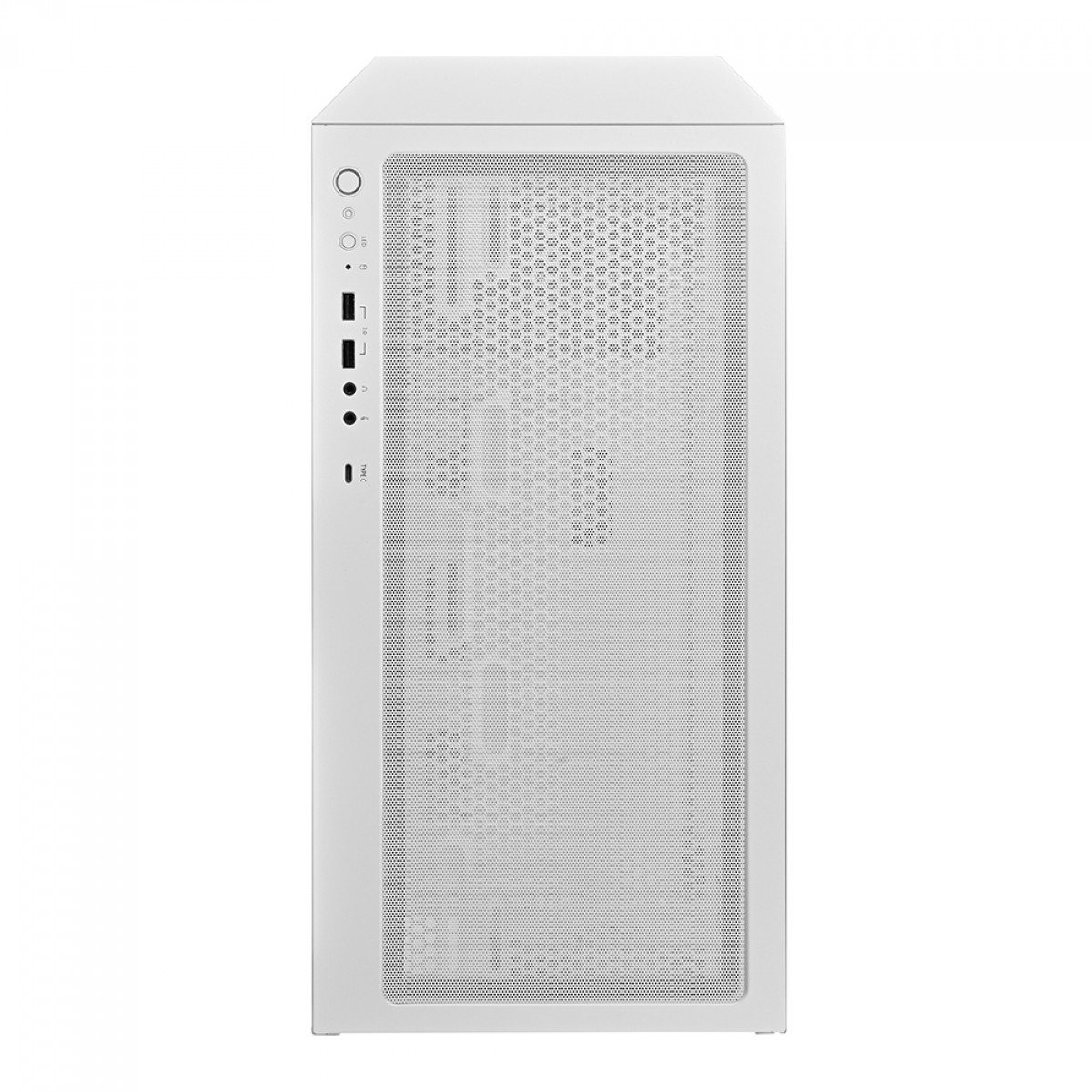 Gabinete Gamer SilverStone Fara 514X, ARGB, Mid Tower, Vidro Temperado, ATX, Com 4 Fans, Branco, SST-FA514X-WG